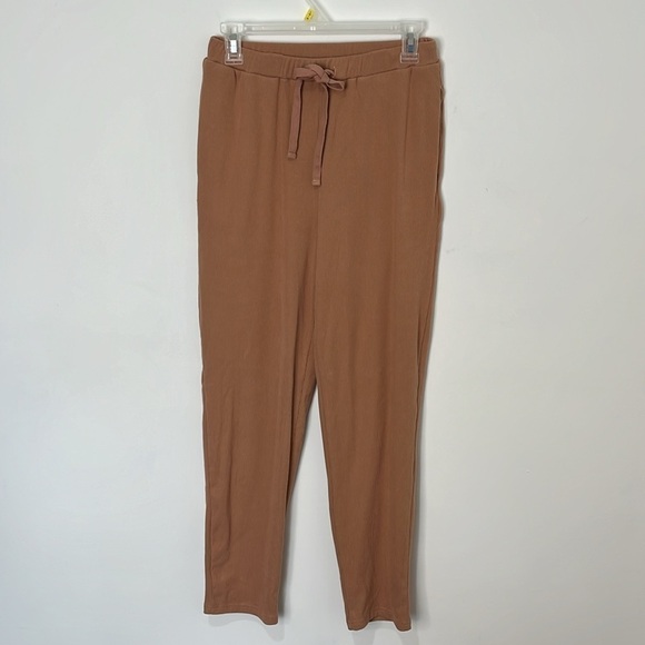 Allie Rose Loungewear Matching Set Women's Size Small Pink Ribbed Hoodie Pants - Picture 6 of 16